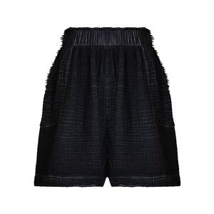 Simpuna Crinkle Black Shorts